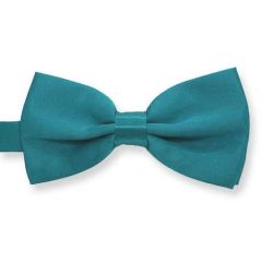 vlinderstrik teal effen