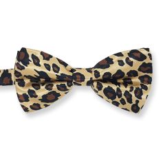 vlinderstrik met luipaard print