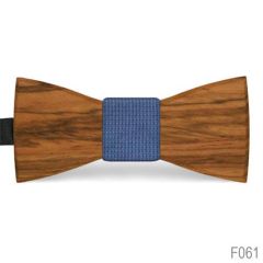 houten vlinderstrik f061