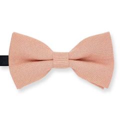 vlinderstrik katoen kind zalmroze