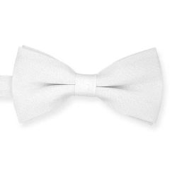 vlinderstrik katoen wit