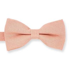 vlinderstrik katoen zalmroze