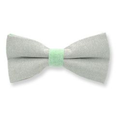 vlinderstrik grijs mint duo deluxe