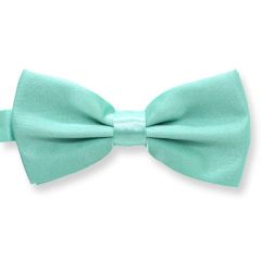 vlinderstrik mint effen