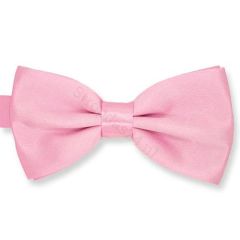 vlinderstrik roze effen