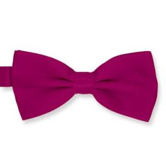 vlinderstrik shocking violet effen