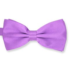 vlinderstrik violet effen