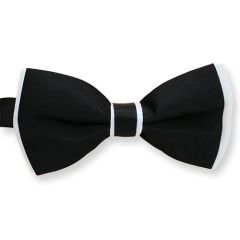 vlinderstrik black and white