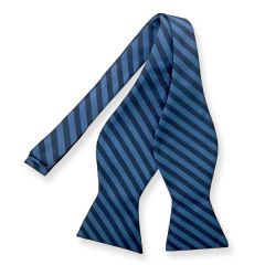 zelfstrikker donkerblauw navy strepen