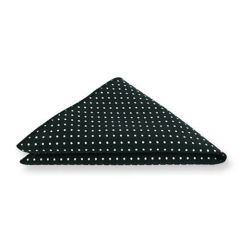 pochet zwart wit polka dots