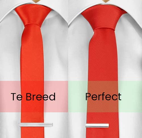Stap 2 Hoe breed moet een dasspeld zijn?