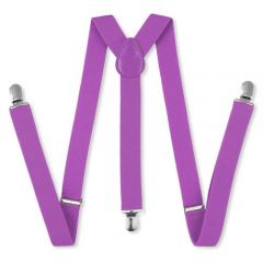 heren bretels violet