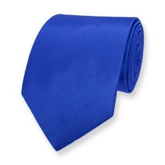 stropdas blauw effen