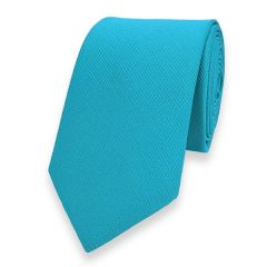 stropdas smal turquoise fine line