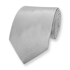 stropdas zilver effen
