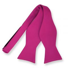 vlinderdas zelfstrikker hot pink