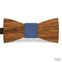 houten vlinderstrik f061