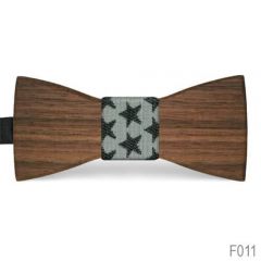 Houten Vlinderstrik 'Ewout'
